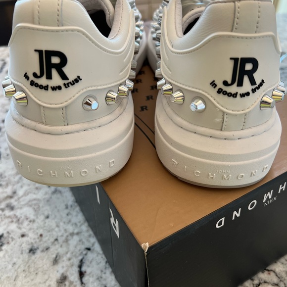 John Richmond studded leather sneaker - Picture 7 of 9